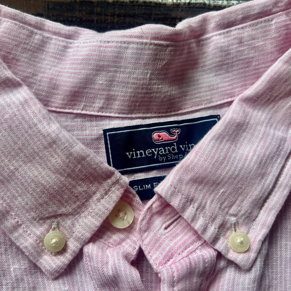 Vineyard Vines Slim Fit End-on-End Solid Murray Button-Down Shirt